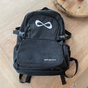 Nfinity Large Black Sparkle Backpack